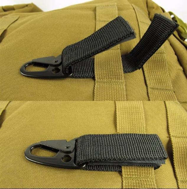 Gantungan kunci nylon belt quickdraw military tactical