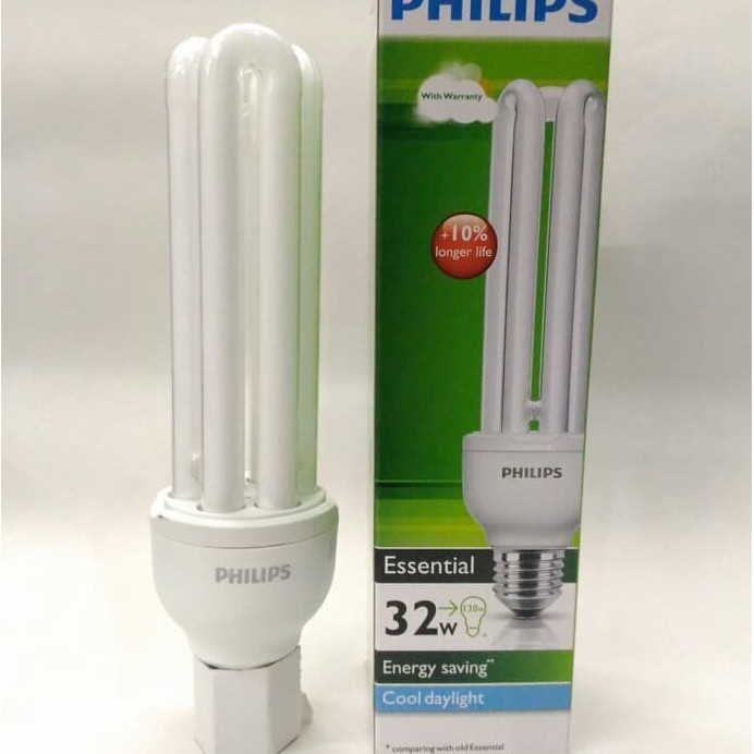 Lampu Philips Essential jari 3U 32w 32 watt