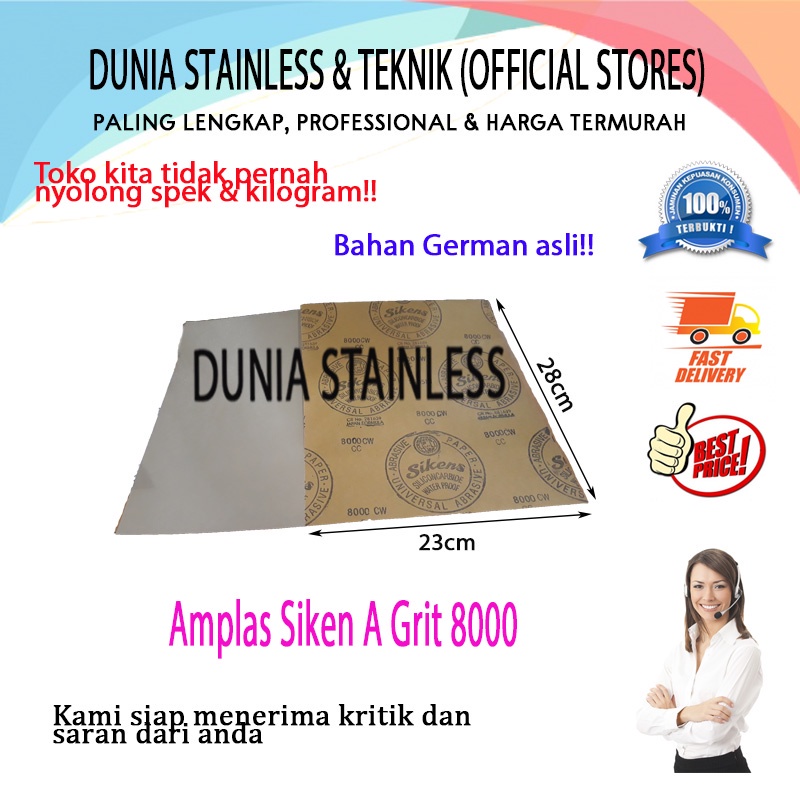 Amplas siken A Grit 8000