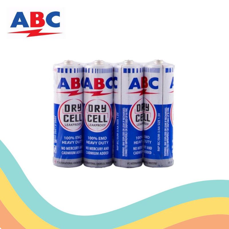 Baterai ABC AA biru/Baterai ABC/Baterai AA/Baterai ABC biru