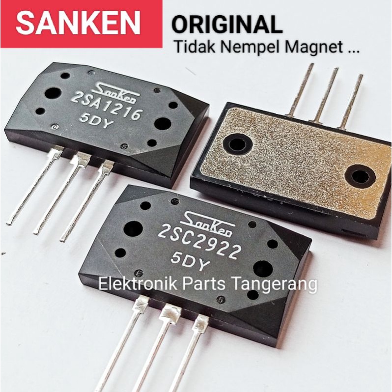 TRANSISTOR SANKEN 2SA1216 2SC2922 ORIGINAL (SATU SET) TRANSISTOR SANKEN 2SC2922 ASLI TRANSISTOR 2SA1