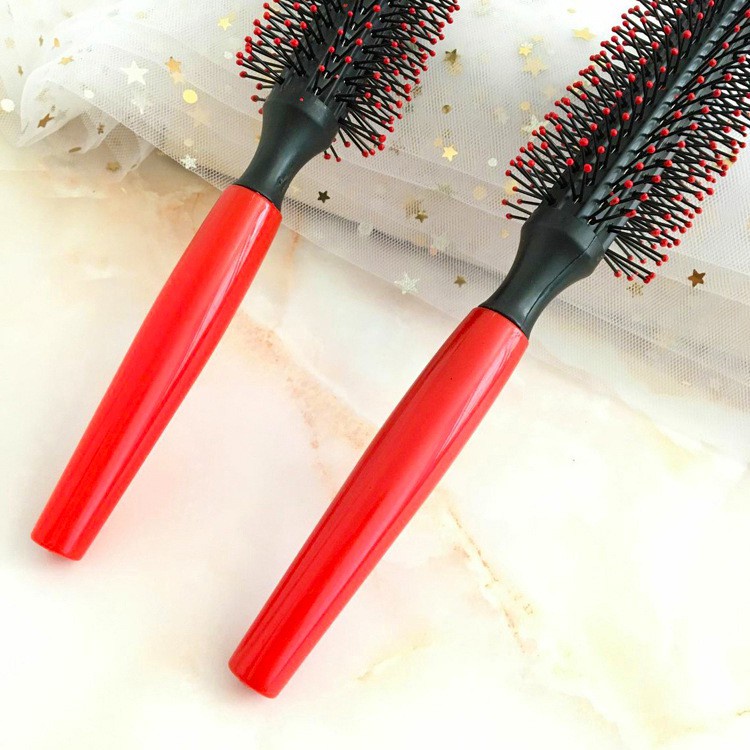 ✅ BISA COD Sisir Rambut Roll Blow Anti Kusut dan Rontok Pria Wanita Gagang Merah Sisir Pijat Kesehatan