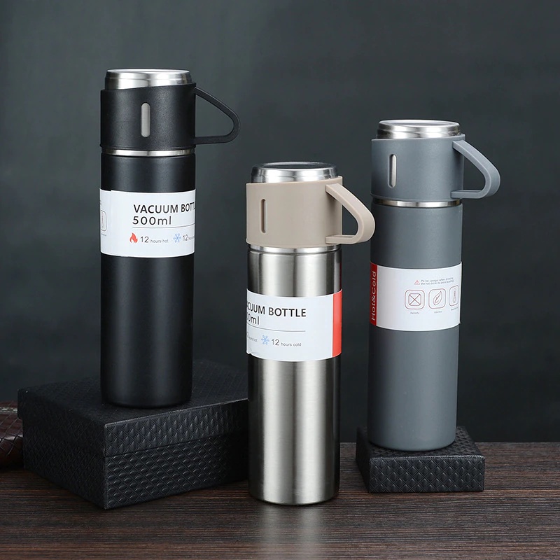 [ BISA COD ] Botol Minum Termos 500ml Vacuum Cup Stainless