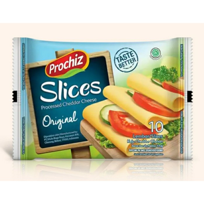 Prochiz Slices 170gr 10 lembar | Keju Slice Prochiz 10 lembar