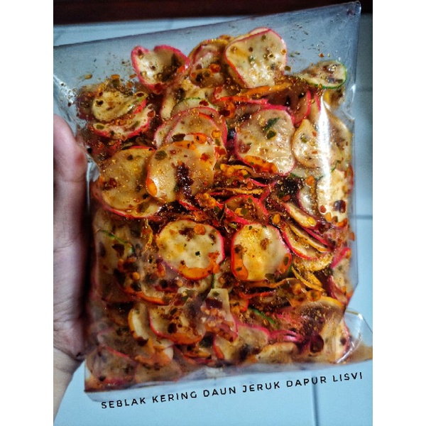 

Seblak kering daun jeruk