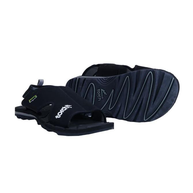 PROMO SANDAL ARRAFA ORIGINAL TORCH - HITAM, 39 TERLENGKAP