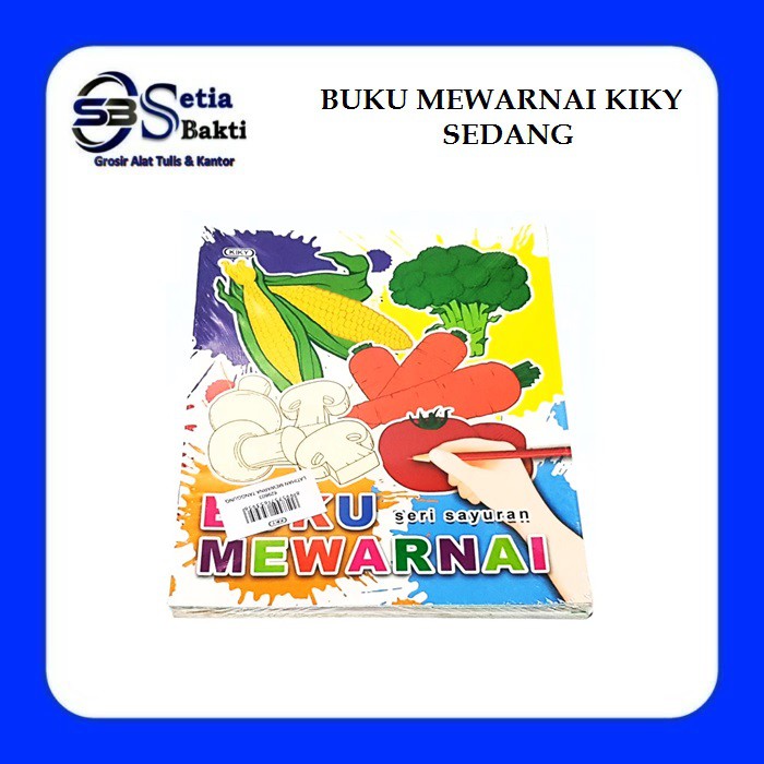 

KIKY Coloring Book - Buku Mewarnai Ukuran Sedang Isi 10 Pcs