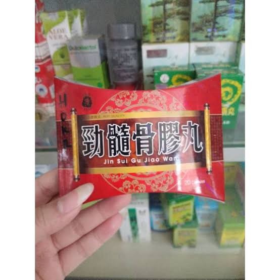 Jin sui gu jiao wan obat herbal cina untuk cedera otot cepet lelah sakit sendi punggung dan pegel li
