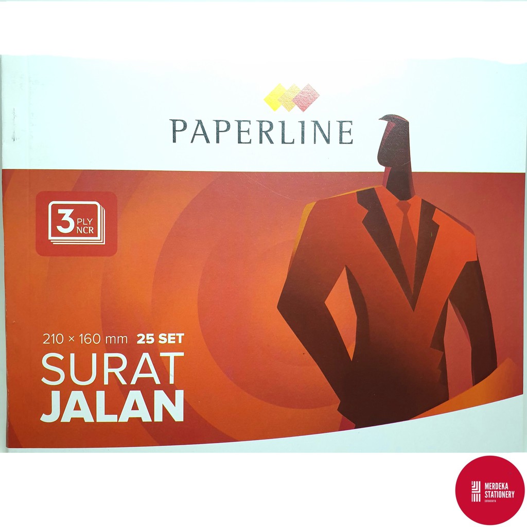 

Surat Jalan Paperline Besar 3PLY NCR Rangkap 3 25 SET Ukrn:210×160mm