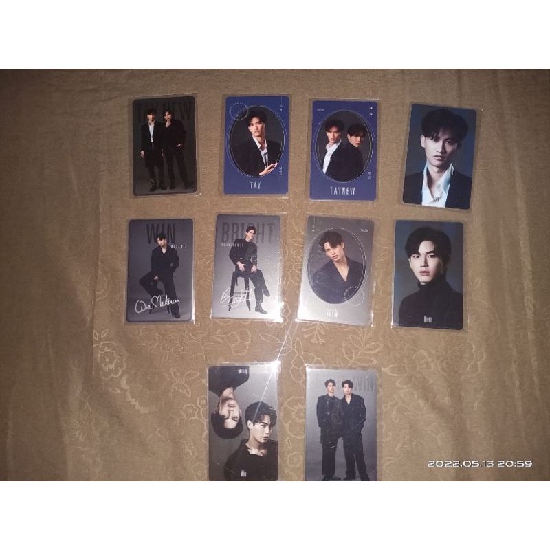 photocard signature taynew & brightwin [READ DESK]