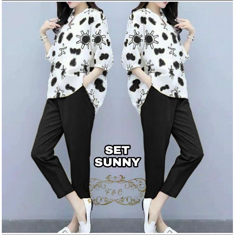 set sunny/ setelan wanita/pakaian wanita/pakaian setelan wanita-1