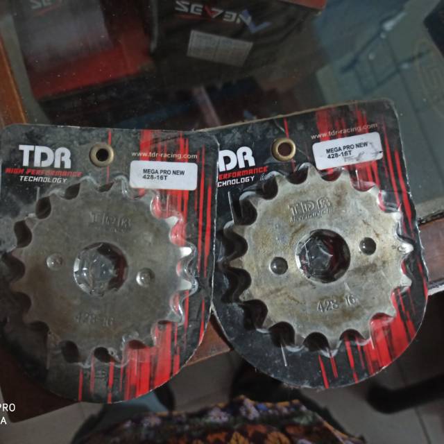 Gear depan TDR 428 uk 14 15 16 untuk megapro Verza sonic CBR150R CB150R Tiger gl max pro
