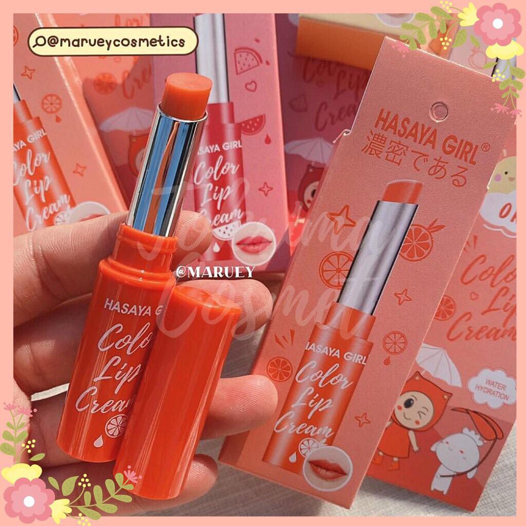 (CYBER) COD TERBARU Hasaya Girl Color LipCream with Box [HH1057]