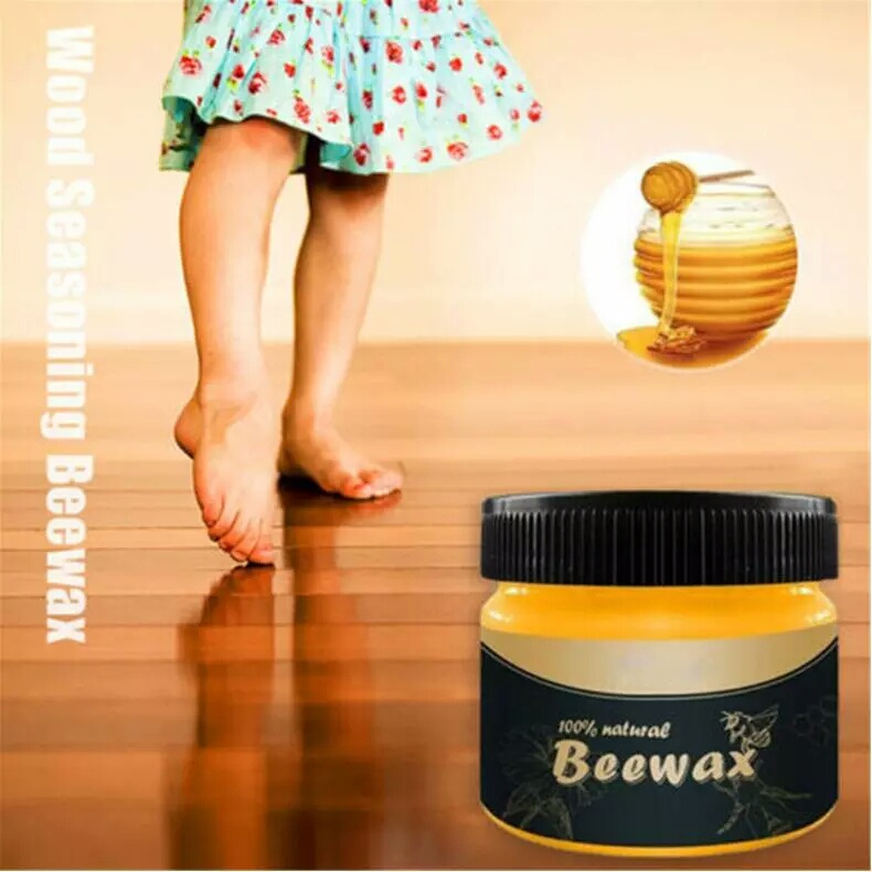 Alat Pembersih Pengkilap Meja Kursi Kayu Furniture Wood Seasoning Beewax Lilin Gel Lebah Alami