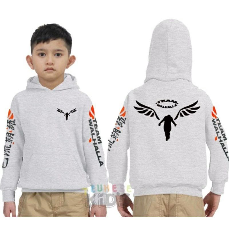 Jaket Hoodie Sweatshirt Anak Vallhala Team Tokyo Revengers / Hoodie Pria Best Premium