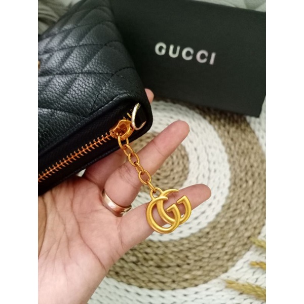 DOMPET GUCCI PANJANG 1 RESLETING FREE BOX ..