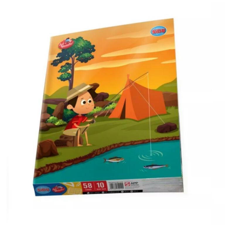 

8.8 SUPER PROMO SiDU Buku Tulis 58 Lembar Random Character (1 Pack = 10 pcs) ,.,.,.,,