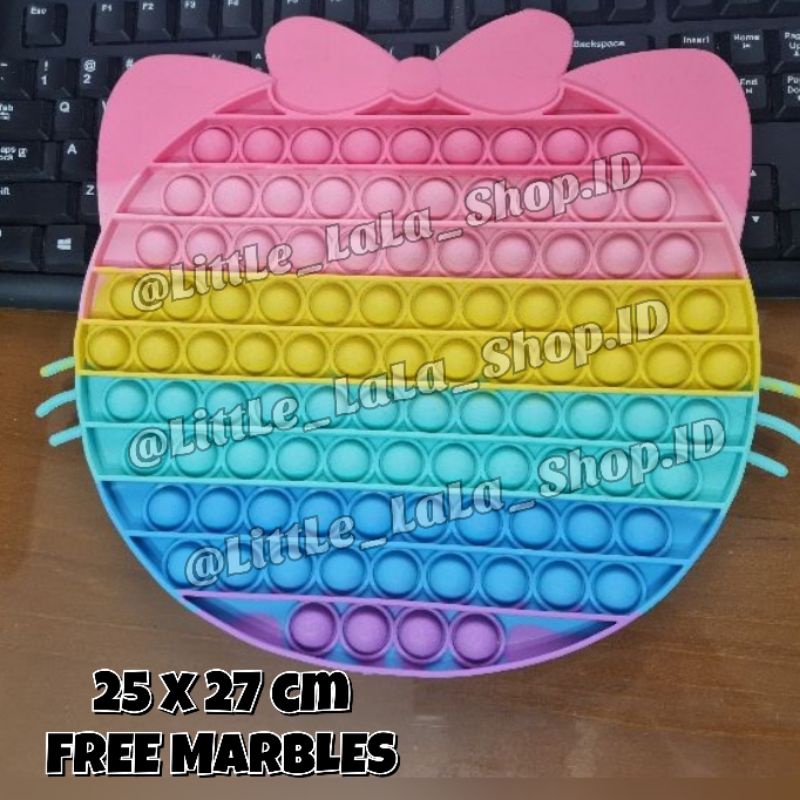 Pop it JUMBO 20cm 30cm 50cm/gantungan kunci mini/simple dimple/unicorn/cupcake/popit dinosaurus dinosaur/ pop it frozen elsa jumbo/hellokitty jumbo/squishy fidge-HK 25x27