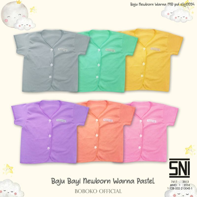 Boboko Baju Pendek Bayi Nb/Baju Panjang Warna Nb