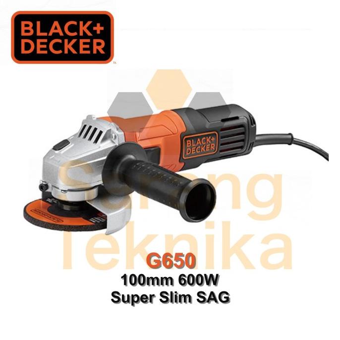 Mesin Gerinda Tangan G650 Black & Decker 100mm 600W