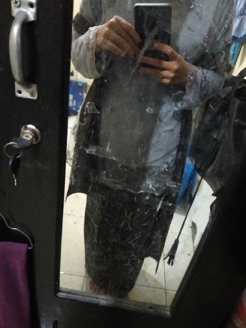 Set Batik Couple Kiara Grey