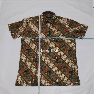 Kemeja Pria Formal Batik  Premium Lengan Pendek Warna  