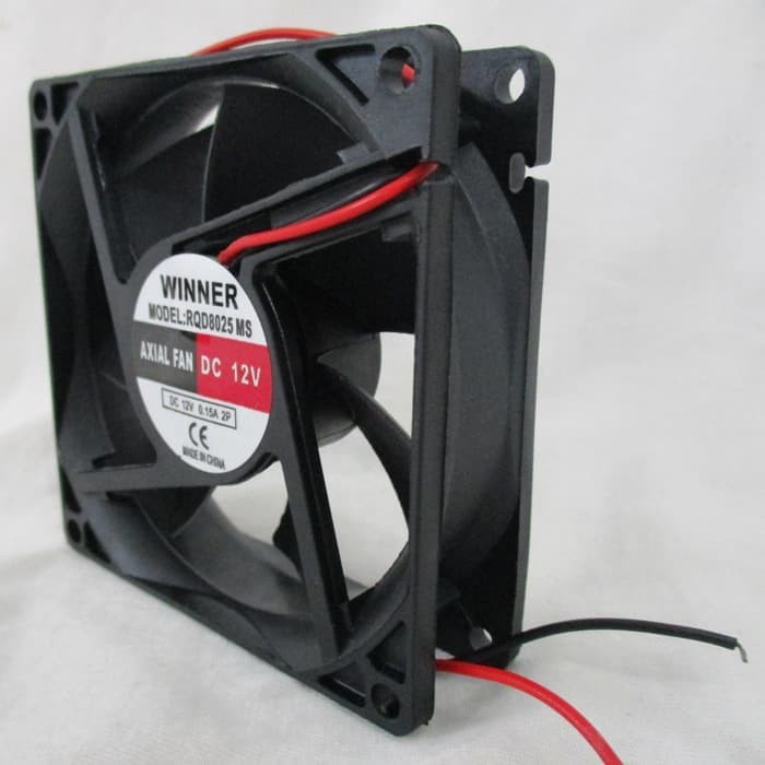 Fan Dc 8cm 8 x 8 cm kipas DC 8 x 8 cm/Axial Fan DC 12V/Kipas Pendingin