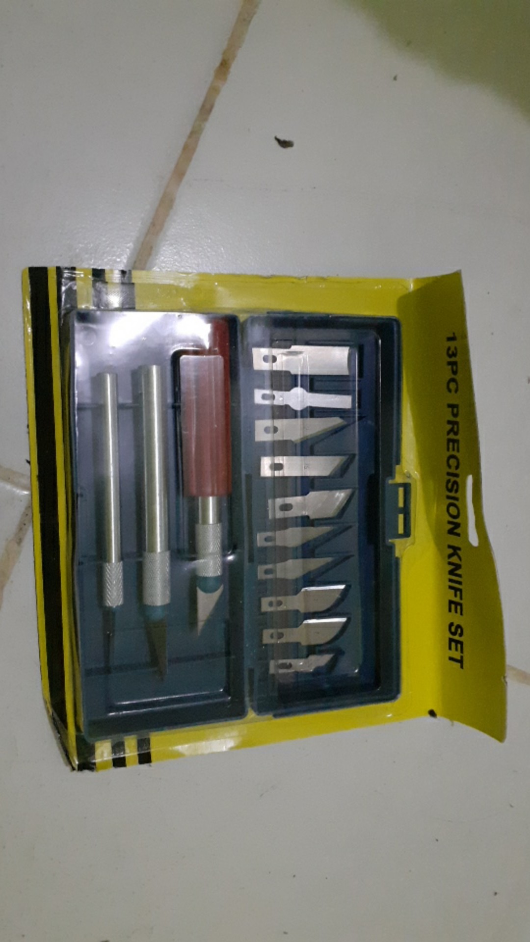 Set Pisau Ukir Sayat Bonsai 13 In 1 Seni Pahat 3 Handle Pegangan