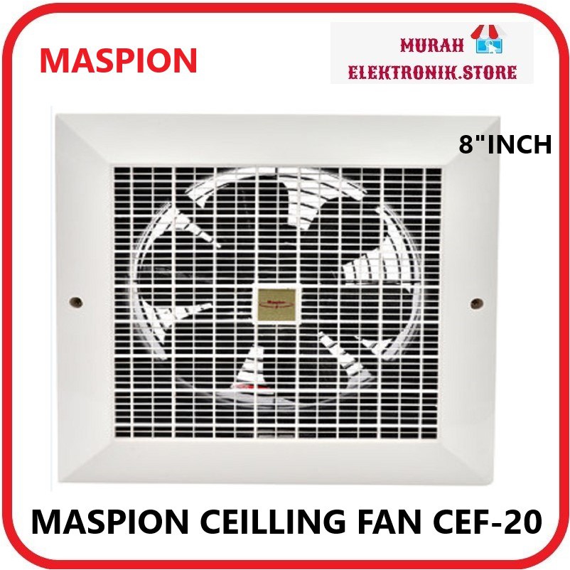 Maspion CEF 20 Exhaust Fan Plafon Langit / Kipas Hexos