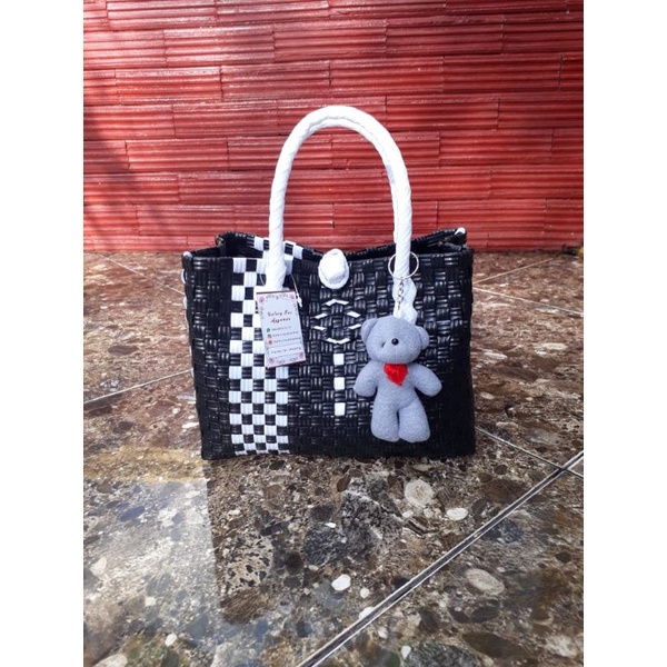 Tas Anyaman /Tas jali jali /Tas plastik jali jali/tas wanita