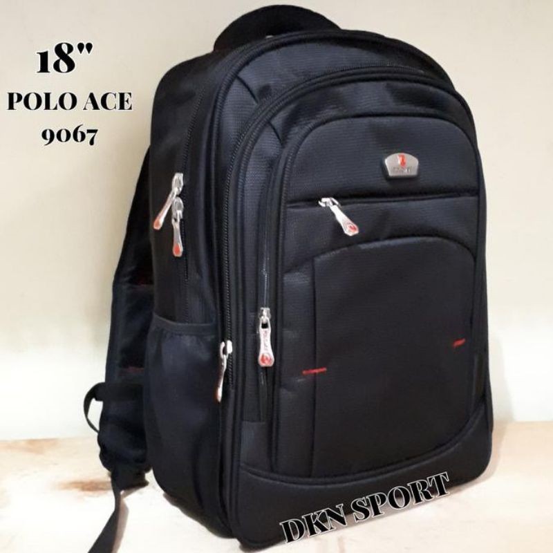 Tas ransel laptop polo ace 9067 18inc original