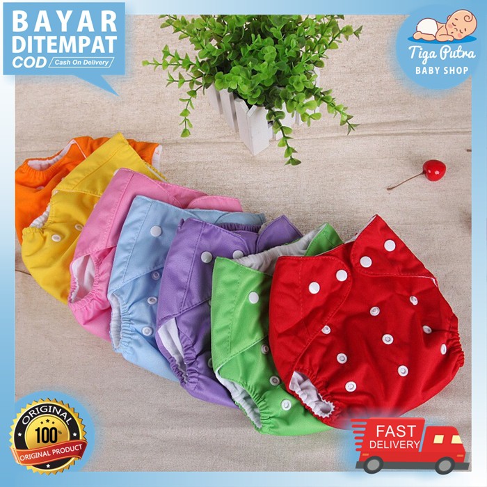 Popok Kain Berkancing Popok Clodi Bayi Anti Bocor Diapers Bisa Dicuci Ulang Clodi Diaper Anti Bocor