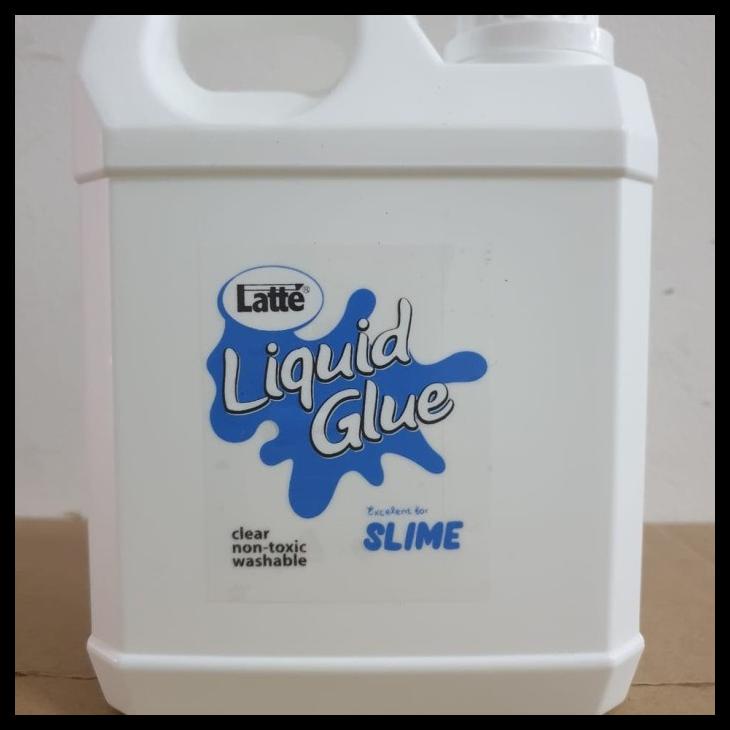 

BISA COD SLIME LATTE LIQUID GLUE/POVINAL/LEM CAIR 1000 ML TERBAIK 11