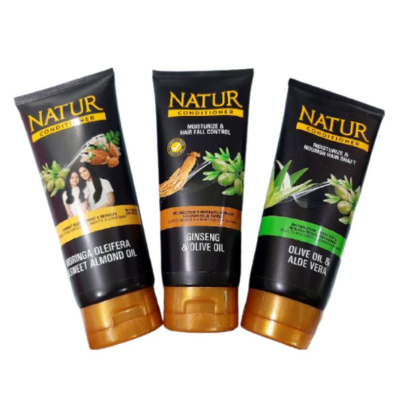 NATUR Conditioner Moisturize &amp; Hair Fall Control 165ml