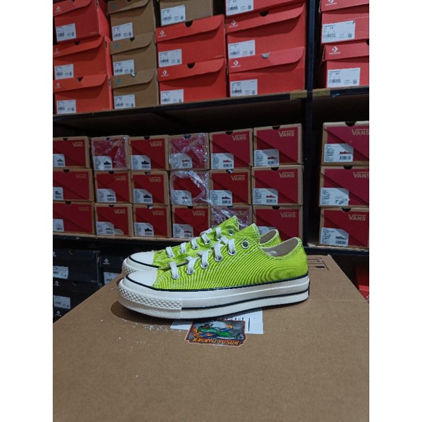 Converse Chuck 70s ox Low Lime Twist Egret Original  Resmi Map