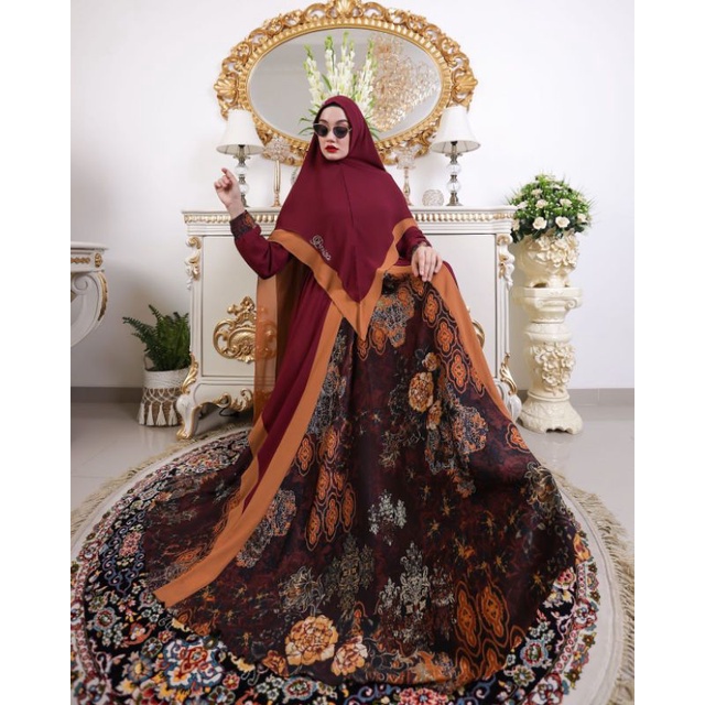 Set Syari Ceruty Babydoll | Gamis Annisa Syari by ASM | Gamis Original | Gamis Premium | Gamis Canti