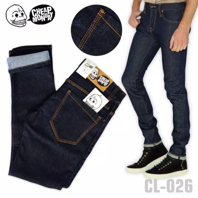 CELANA JEANS PRIA SKINNY CHEAP MONDAY