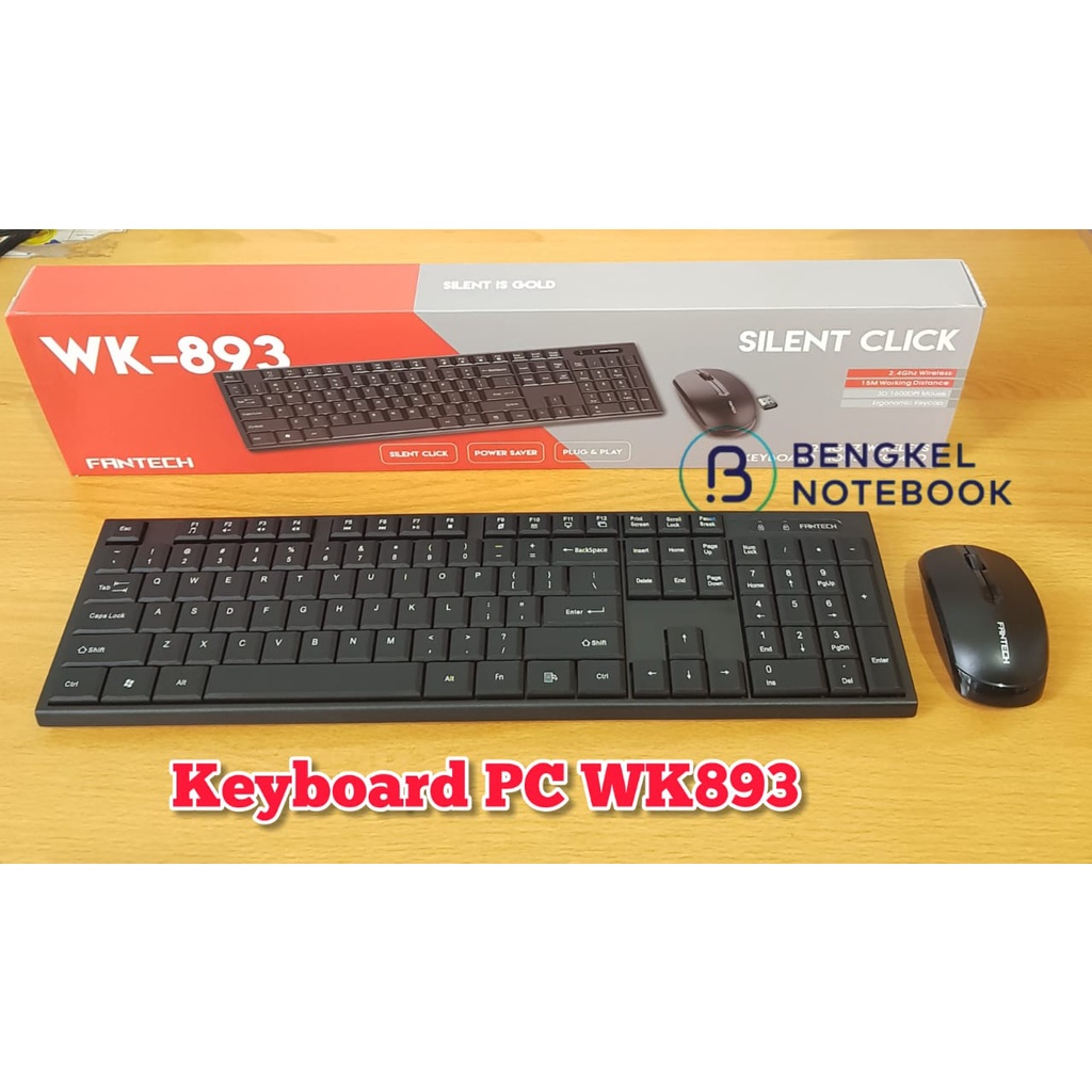 Wireless Keyboard Mouse Combo Fantech WK-893 WK893