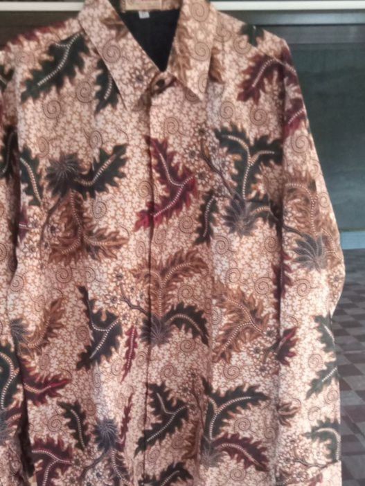 Kemeja Batik Pria Lengan Panjang Premium Modern Full Furing Exlusive High Quality Aluna Pcw 025