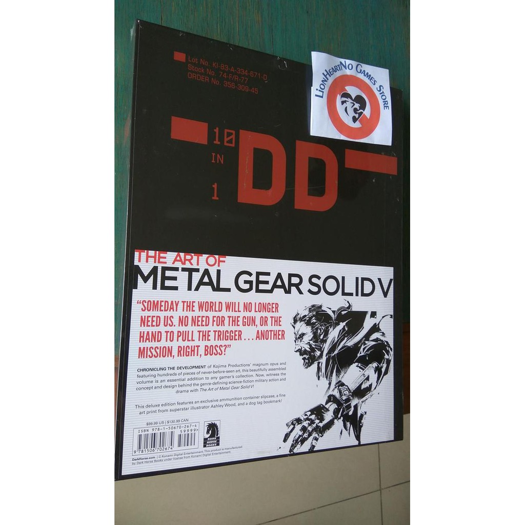 Buku Book The Art Of Metal Gear Solid V Limited Edition Hardcover New Shopee Indonesia