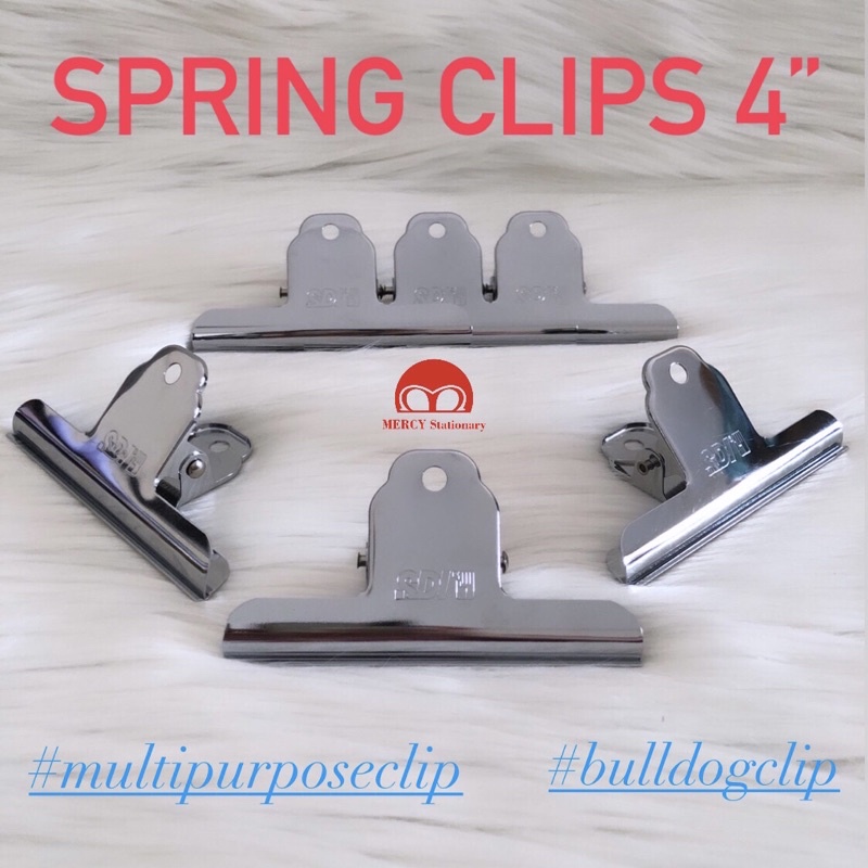 

Spring Clip SDI 4" - Bulldog Clip 4" Klip Kertas Sebaguna