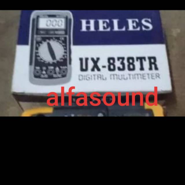 HELES UX 838 TR Multitester Avometer Digital Multimeter UX838TR Multi UX-838TR