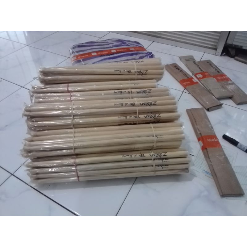 MURAH stik drum marching drum band setik snare tom perkusi kayu 40cm