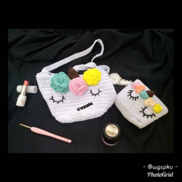 Unicorn bag plus mini pouch unicorn