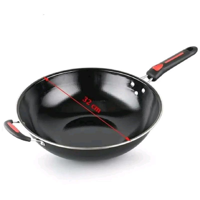 WAJAN GAGANG dan WAJAN KUPING GSF/ wajan anti lengket/ wajan antri gores/wajan enamel