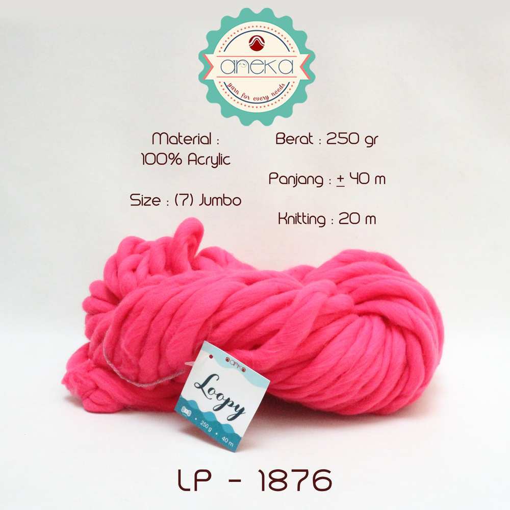 Benang Wol / Wool Ekstra Tebal - LOOPY YARN - 1876