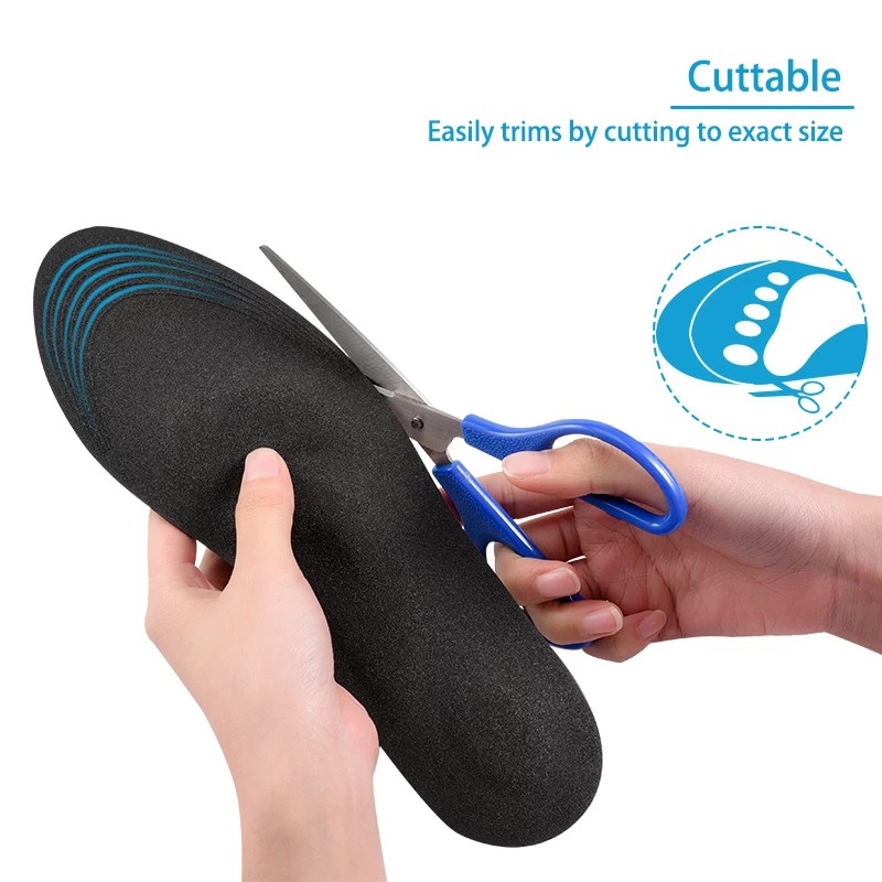 1 Pasang Insole Busa 4D Empuk Kualitas Premium Cewek Cowok / Orthopedic Shoe Foam Insoles Unisex