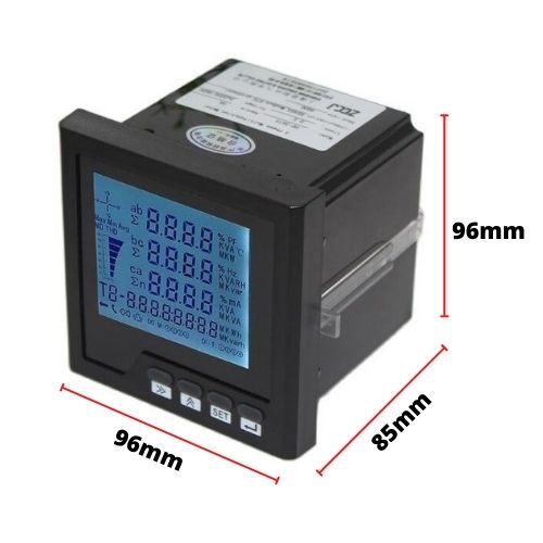 Multifunction Current Meter 3 Phase Electric Current Voltage Frequency Power Energy Meter RS485