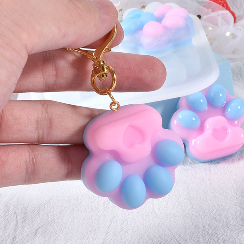 SIY  Clear DIY Keychain Pendant Jewelry Crafting Mould for Valentine Love Gift Craft