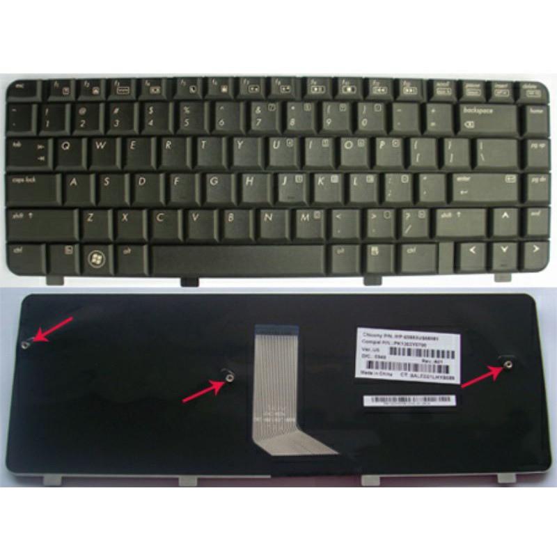 KEYBOARD COMPAQ PRESARIO CQ40 CQ41 CQ45 SERIES BLACK 0504004 Original